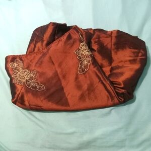 NWT Womans Girls Copper Skirt Gold Embroidery Size 16 Prom Homecoming Party